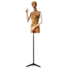 Colorful Female Mannequin For Sale With Metal Base Window Display Mannequin Tripod Stand Shoulder With Wooden Arm