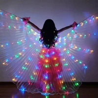 

China Belly Dance Light Props Performance Dance Cloak 360 Degrees Multicolor Led Dance Wings For Kids