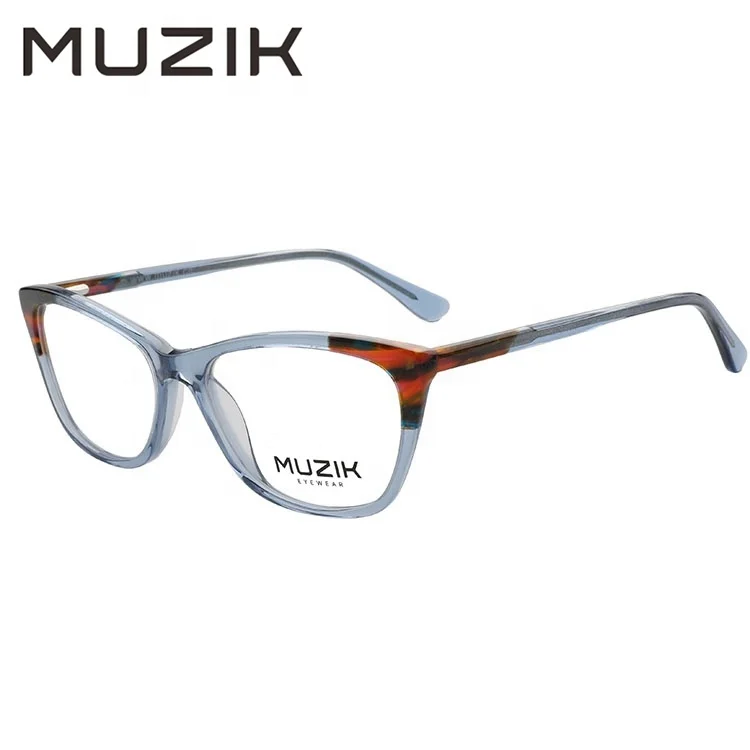 

P6080 Flexible Unisex Trendy Brand Italian Acetate Laminate Optical Frame Eyewear