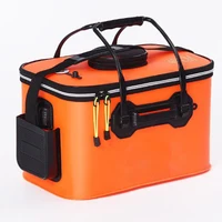 

High Quality Outdoor Sports Gear Folding EVA Fishing Tackle Bag