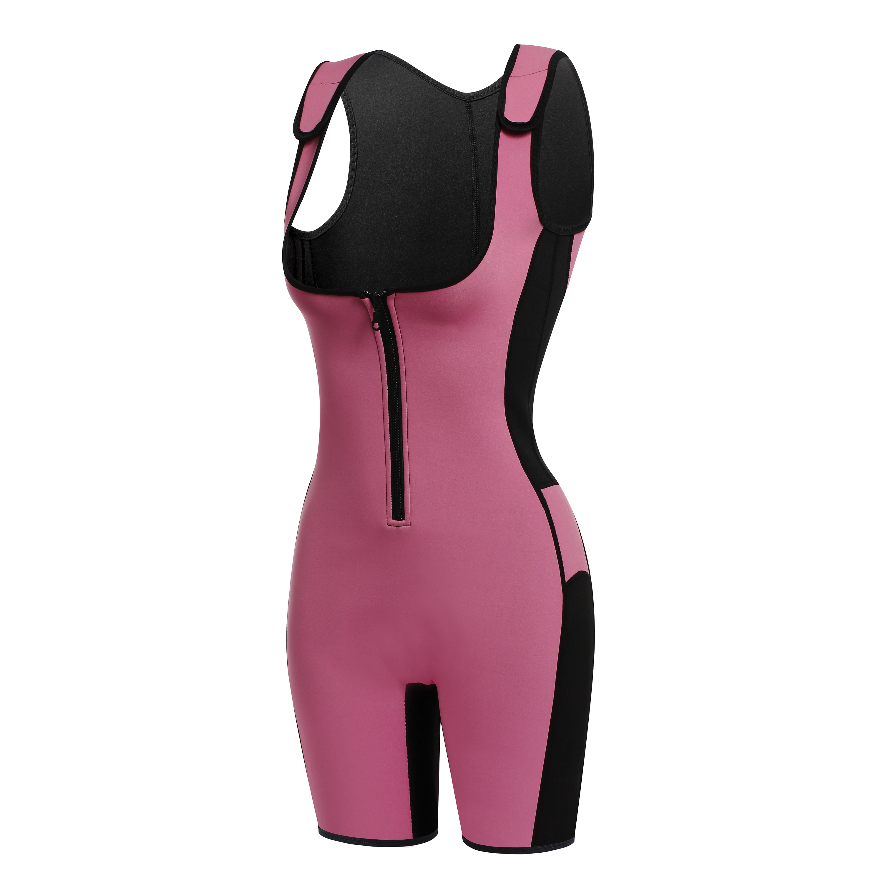 sweat suit sauna body weight loss waist trainer workout neoprene full vest bodysuit shaper belt