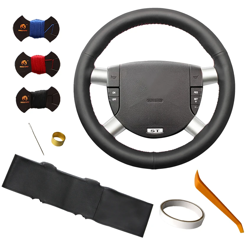 

Accessories Hand Sewing Artificial Leather Steering Wheel Cover for Ford Mondeo Mk3 2002 2003 2004 2005 2006