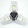 Garage Lights Ceiling LED Fixture Motion Activated, 6,000 lm E26/E27 LED Corn Light 6000K Daylight for Garage Lighting Workshop