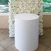 Square Decorative White Pillar Column Plinth Pedestal Cylinder Flower Stand For Wedding Decorations
