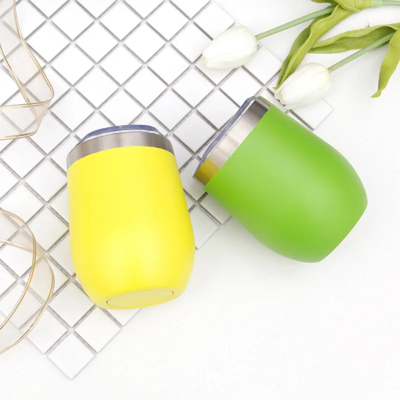 

12 oz stainless steel vacuum insulated tumbler coffee travel mug with lids, Multi colors