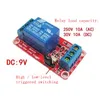 9V one 1 channel relay expansion module with opto-isolated supports high and low trigger