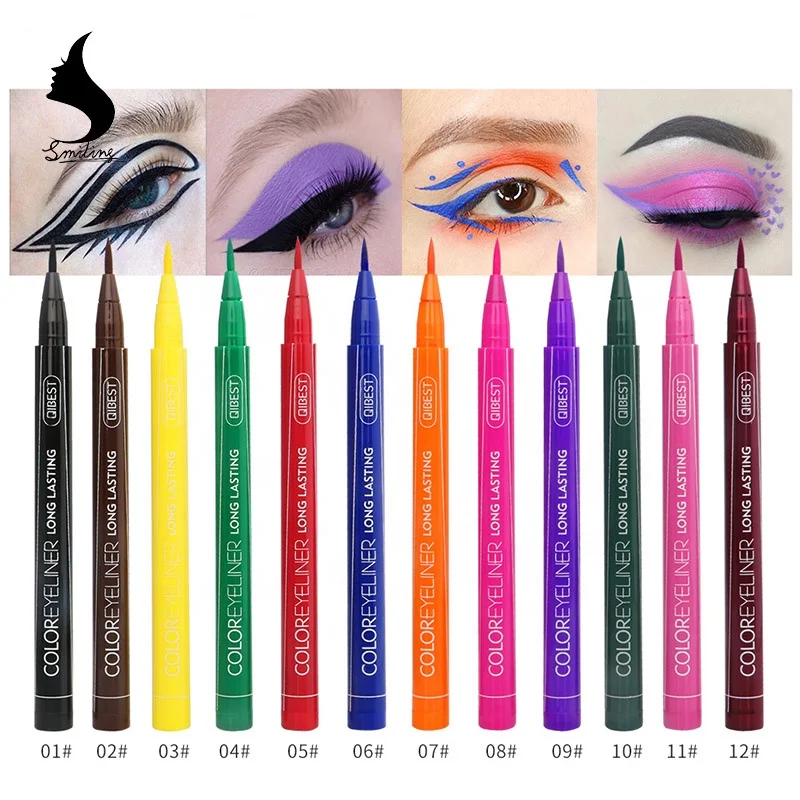 

Qibest Brand High Quality Vegan Matte Color Waterproof Longlasting Eyeliner Liquid, N/a