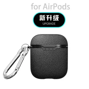 2019 Hot sell Factory Price For Airpods Case,Leather Pattern TPU Protective Cover Case For Apple Airpod