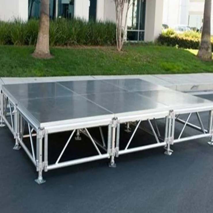 Aluminum stage desk portable aluminum stage on sale in Dubai