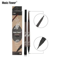 

Original Music Flower Cosmetic Eyes Makeup Matte Natural Liquid Waterpoof Longlasting Double Head Eyebrow Pencil +Eyebrows Tint