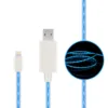 High Speed Visible Flow Lightning 8 Pin Light Up Charger Cable LED Light Sync Fast Charge Glowing LED USB Cable For Iphone