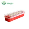 Factory directly rectangular baking cups baking loaf pans food tray disposable
