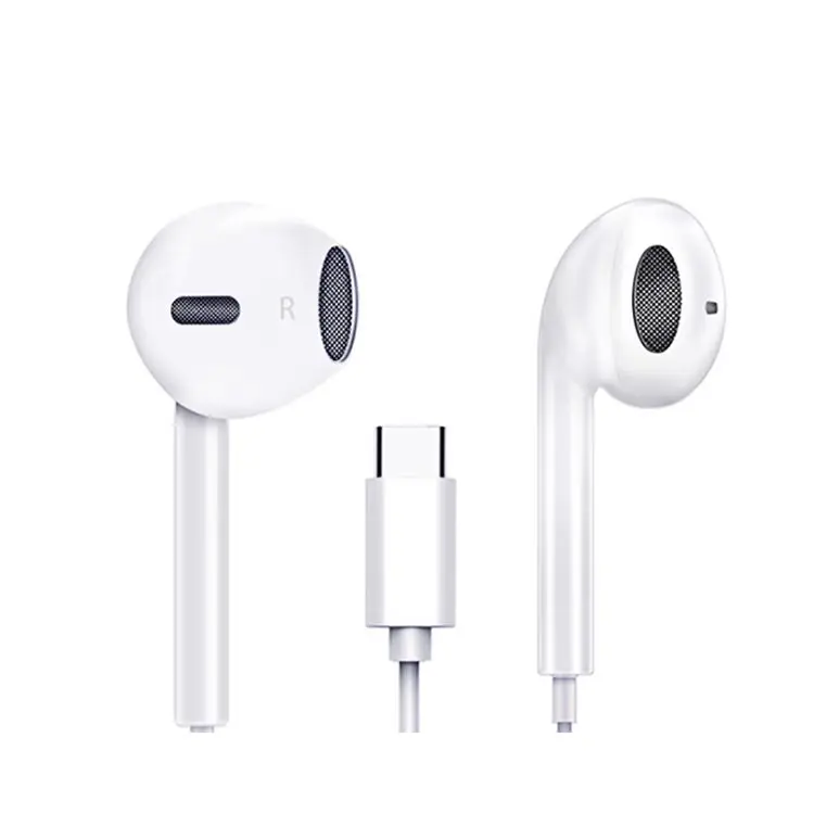 

HiFi Wholesale Lossless Audio Type-C Plug Earphones For Xiaomi, Black;white