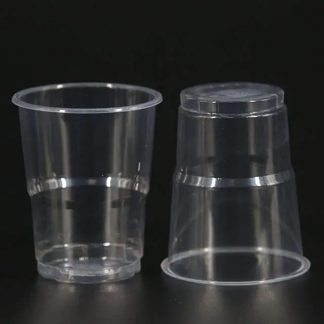 disposable clear plastic cups with lids