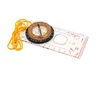 Promotional Ruler Compass for Map Measure and Drawing Magnifier Function Compass Perfect for for Hiking Explore