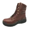Stylish Composite Toe Anti Slip Work Boots Cowhide Leather Safety Boot
