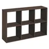 Living room desktop freestanding floating wall mounted cube shelf
