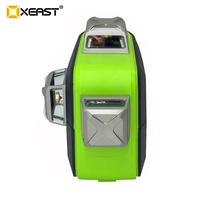 XEAST 2019 NEW 12 Lines 3D Cross Line Green Laser Level Self-Leveling Green Beam with Laser Receiver