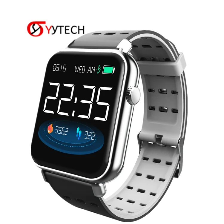 

SYYTECH Y6 Pro Smart Watch Heart Rate Blood Pressure Oxygen Monitoring IP67 Waterproof Sports Pedometer Smartwatch Bracelet, Black;silver;rose gold