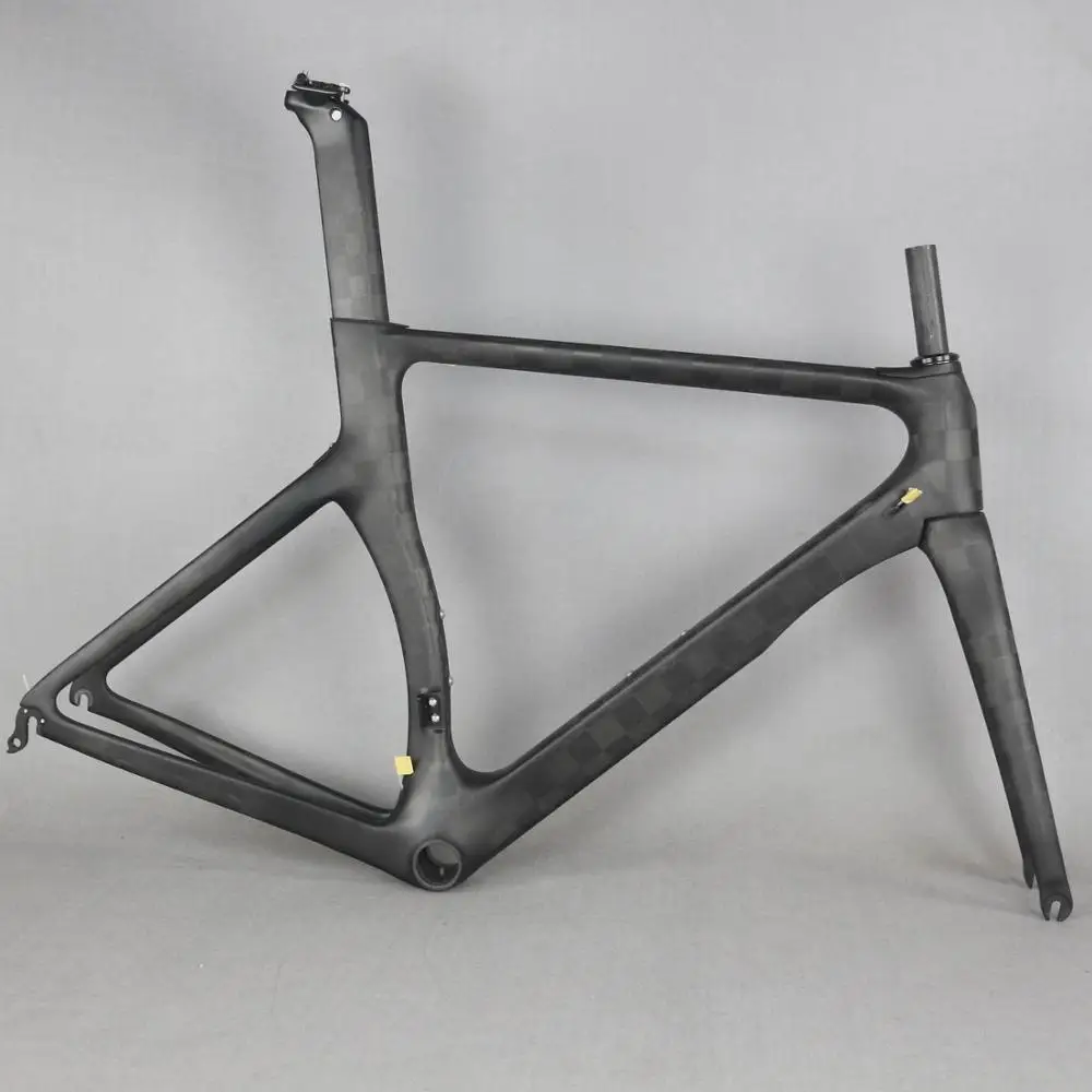 

18k carbon Super Light Carbon Road Bicycle Frame with Carbon Road Bicycle Fork Seat Post TT-X2 Accept custom painting