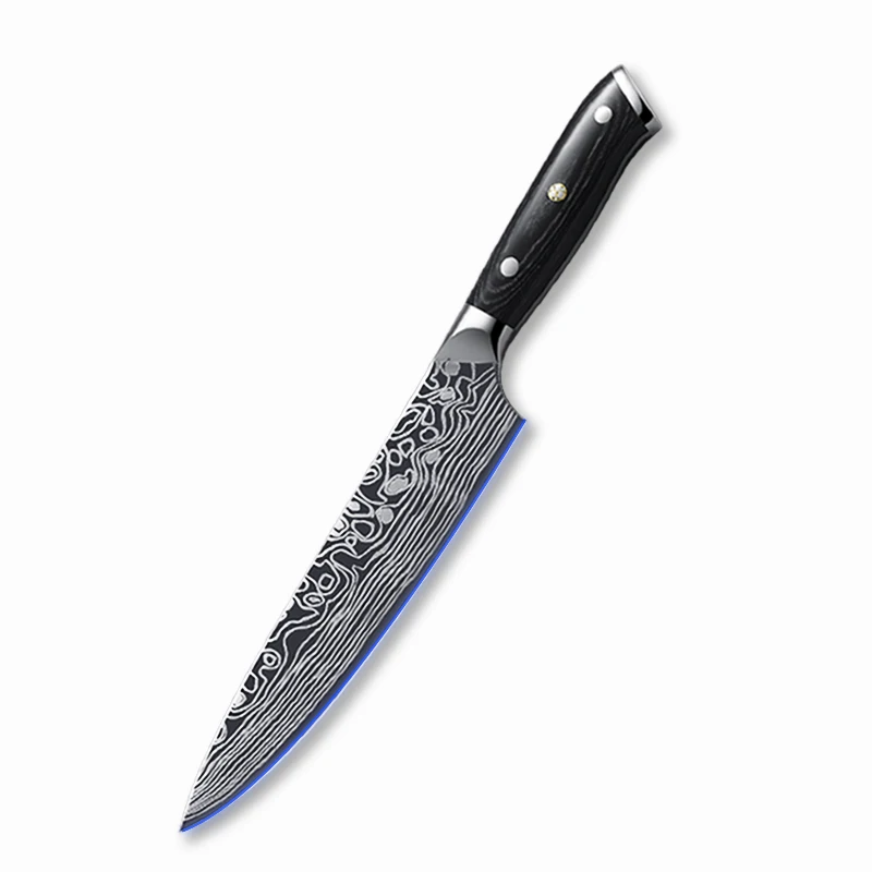 Timhome high carbon german steel kitchen 8inch chef knife