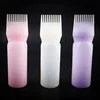 Top quality 2019 new plastic cylider comb cap applicator bottle hair