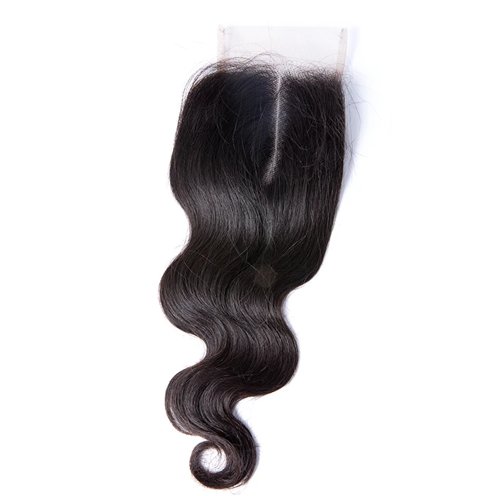 

hot sell Body wave Closure,cheap wholesale side part lace closure human hair for women, Natural color#1 b