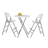 94cm plastic folding round table for event and rental,outdoor furniture plastic small cheap round catering folding dining table