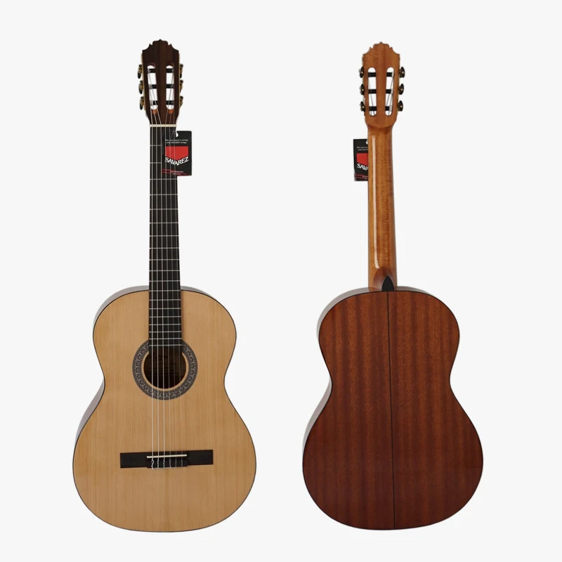 

Hot Sale price Aiersi Brand Traditional spanish skills handmade Solid Spruce Top nylon string Classical Guitar for sale, Natrual