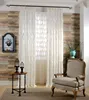 2 Piece Solid White Sheer Window Curtains drape 58" x 84" window sheer