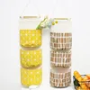 Wholesale waterproof storage bag multi-layer hanging bag household debris wall-mounted bags