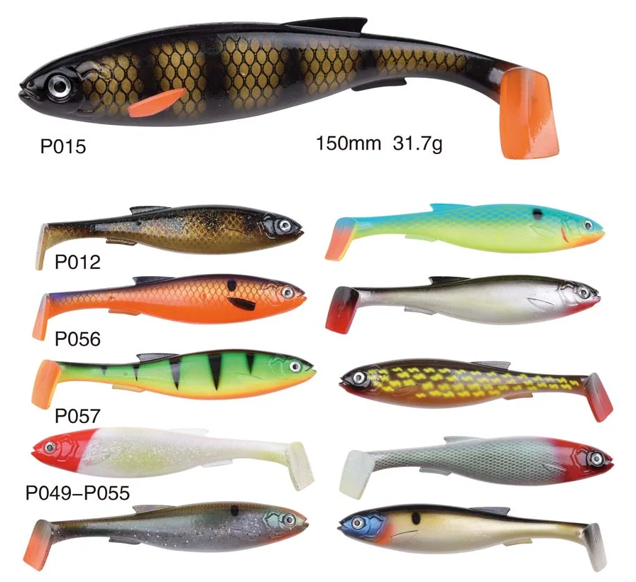 

150mm length painting color real fish shape soft rubber big fish lure for sea fishing softbait artificial rubber fish, N/a