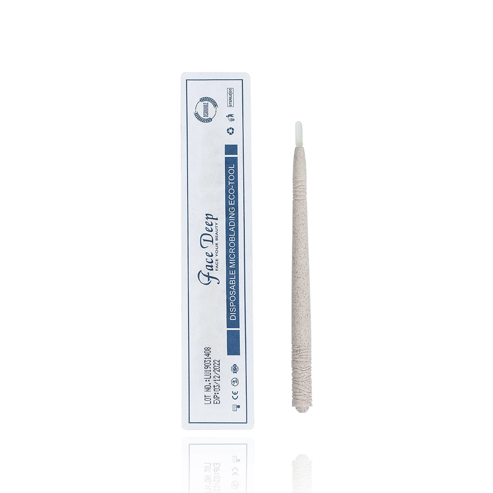 

Wholesale Disposable Biodegradable Microblading Pen Microblade Manual Eyebrows Tattoo Holder, White