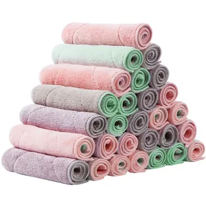 Image of Softer Absorbent Cleaning Rags Water Absorbing Dishcloth Cheap Dish Cloth for House, Kitchen Car Glass