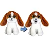 beautiful customized cute soft long ears stuffed 2-expression of sniffing plush dogs animal toy