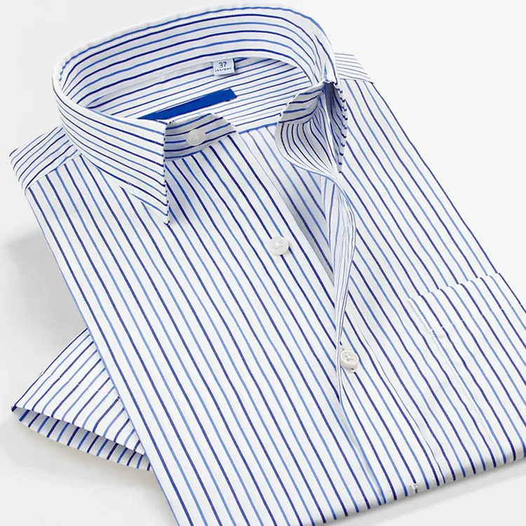 
Custom 100%cotton striped business mens formal offical tuxedo dress shirt 