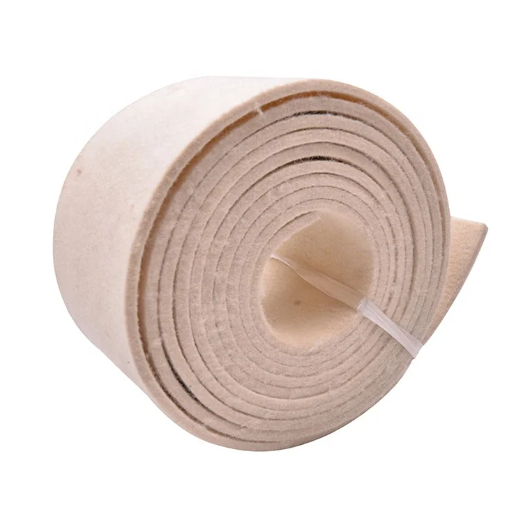 
Wholesale wool felt tape self-adhesive wool felt tape high temperature sealing strip 