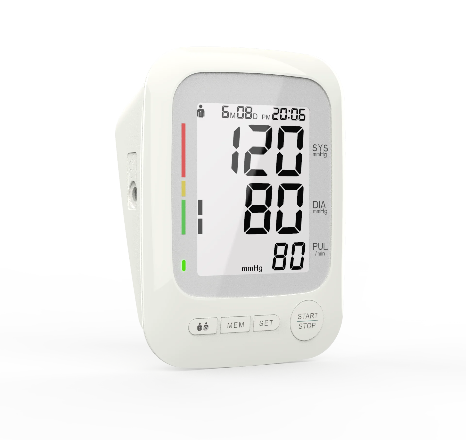 
Household Medical Supply Digital Blood Pressure Monitor mercury free sphygmomanometer 