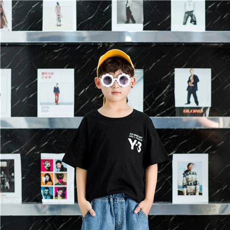 

shade round flower 2019 funny girls sunglasses, Pink white black