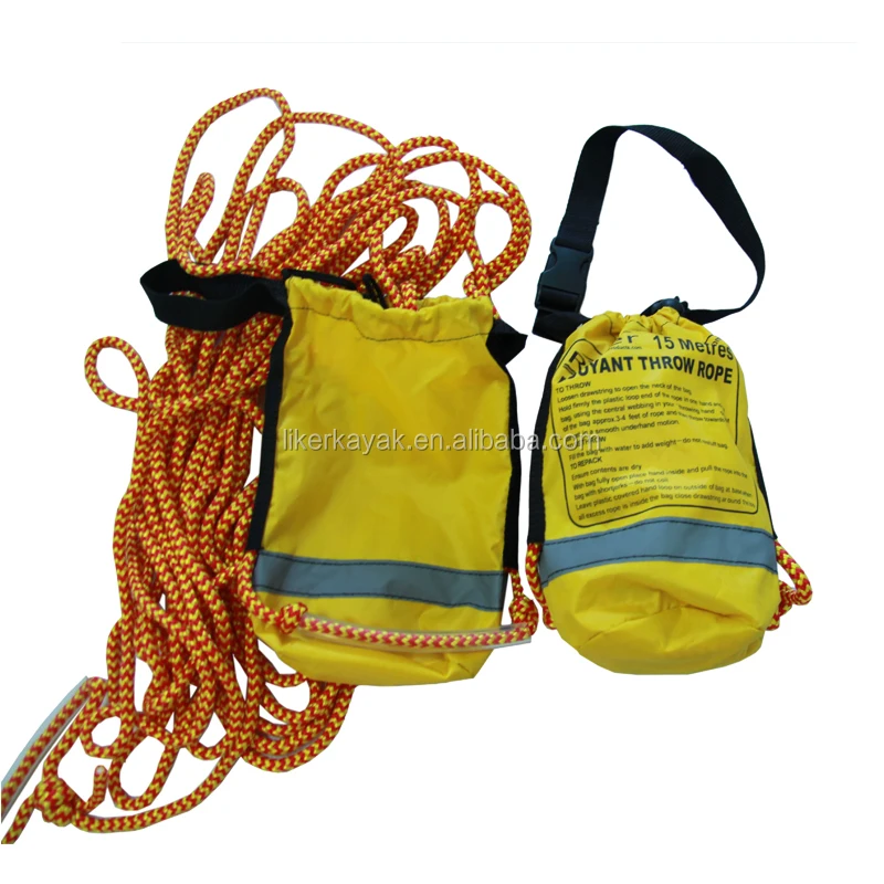 Hot Sale Kayak Rescue Gear Light Throw Rope 25m Safety Throw Bag Buy