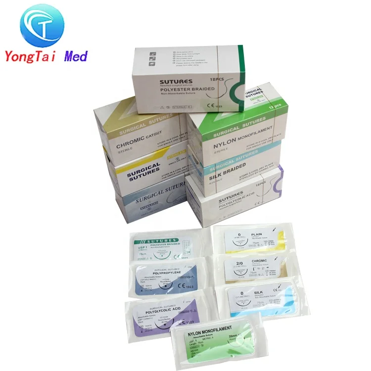 
Good quality cheap medical absorbable surgical suture thread manufacturer 