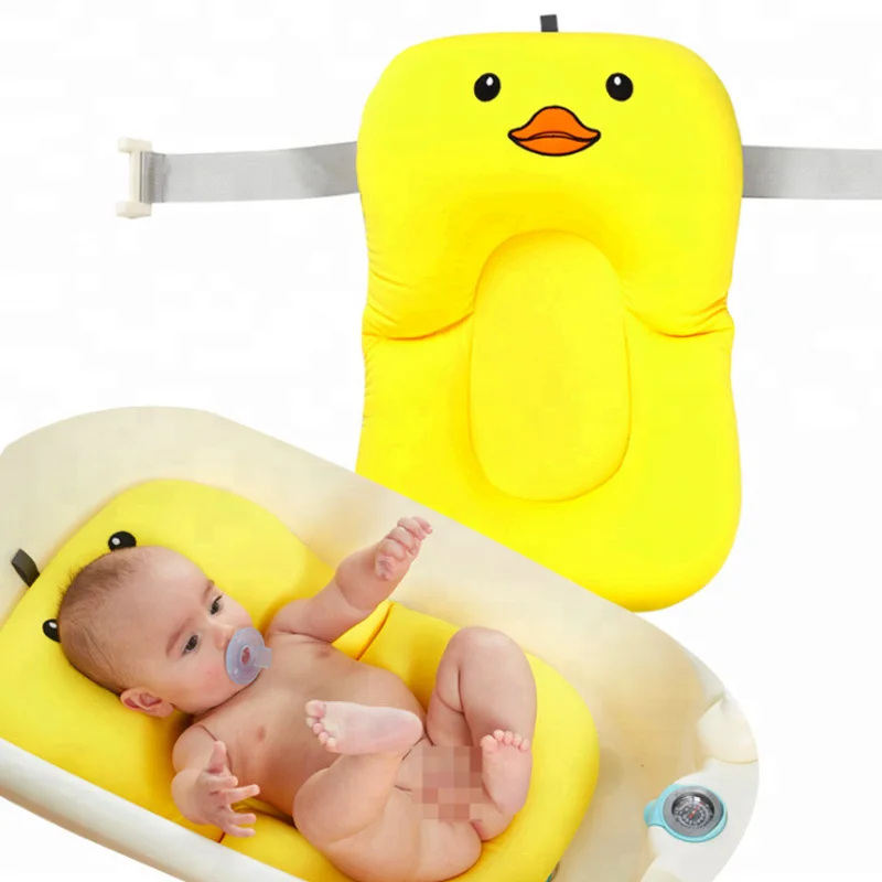 Baby Bathing Mat Foldable Newborn Baby Security Bath Seat bath tub /bed