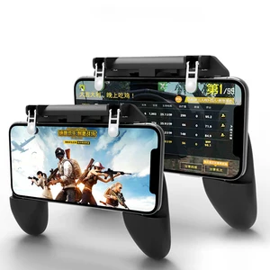W10 2019 Hot Selling  For PUBG Phone Gaming Handle Grip Gamepads with L1 R1 Trigger Fire Aim Key For PUBG Mobile For Android IOS