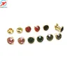 Custom High Quality Metal Button With Rhinestone Pearl Rivet Garment Button For Jeans