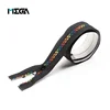 Wholesale high Fashion black clothes zip custom coil Open-End custom pulls nylon zipper long chain roll