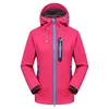 AGRADECIDO Custom Logo Coat Women Zip-Front Fleece-Lined Jacket Hiking Jacket Softshell Jacket