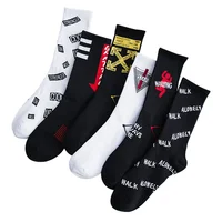 

Street wear socks unisex skateboard sock different colors letter socks