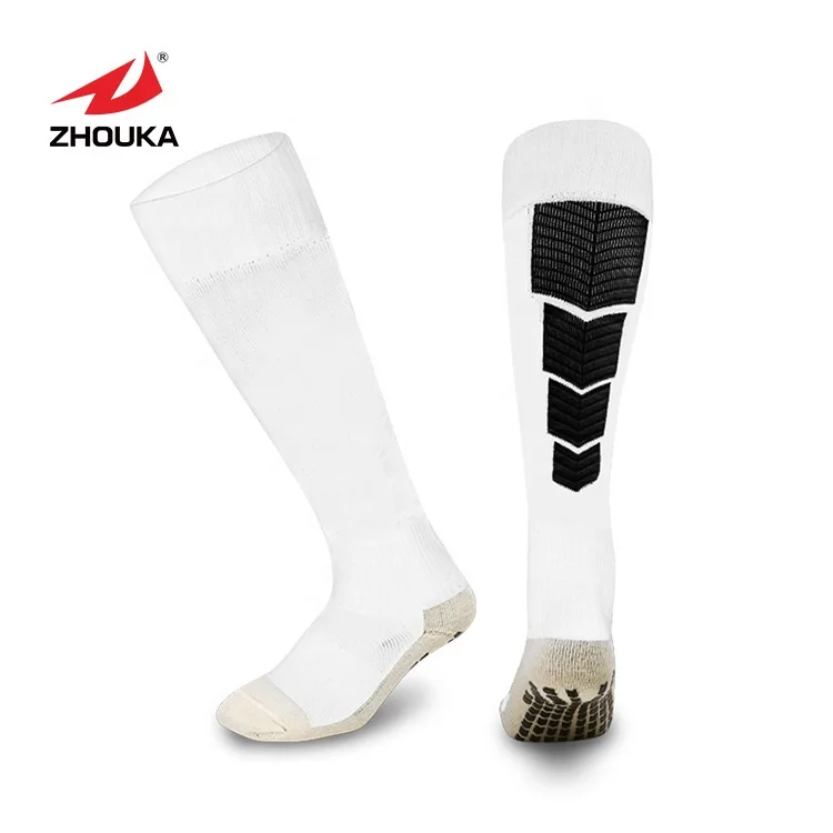 

Polyester Stretch Body Football Sock Cheap Wholesale Mens Anti Slip Socks Athletic Knee High Soccer Socks