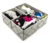 High Quality Printed Underwear Bra Sock Storage Fabric Foldable Drawer Box