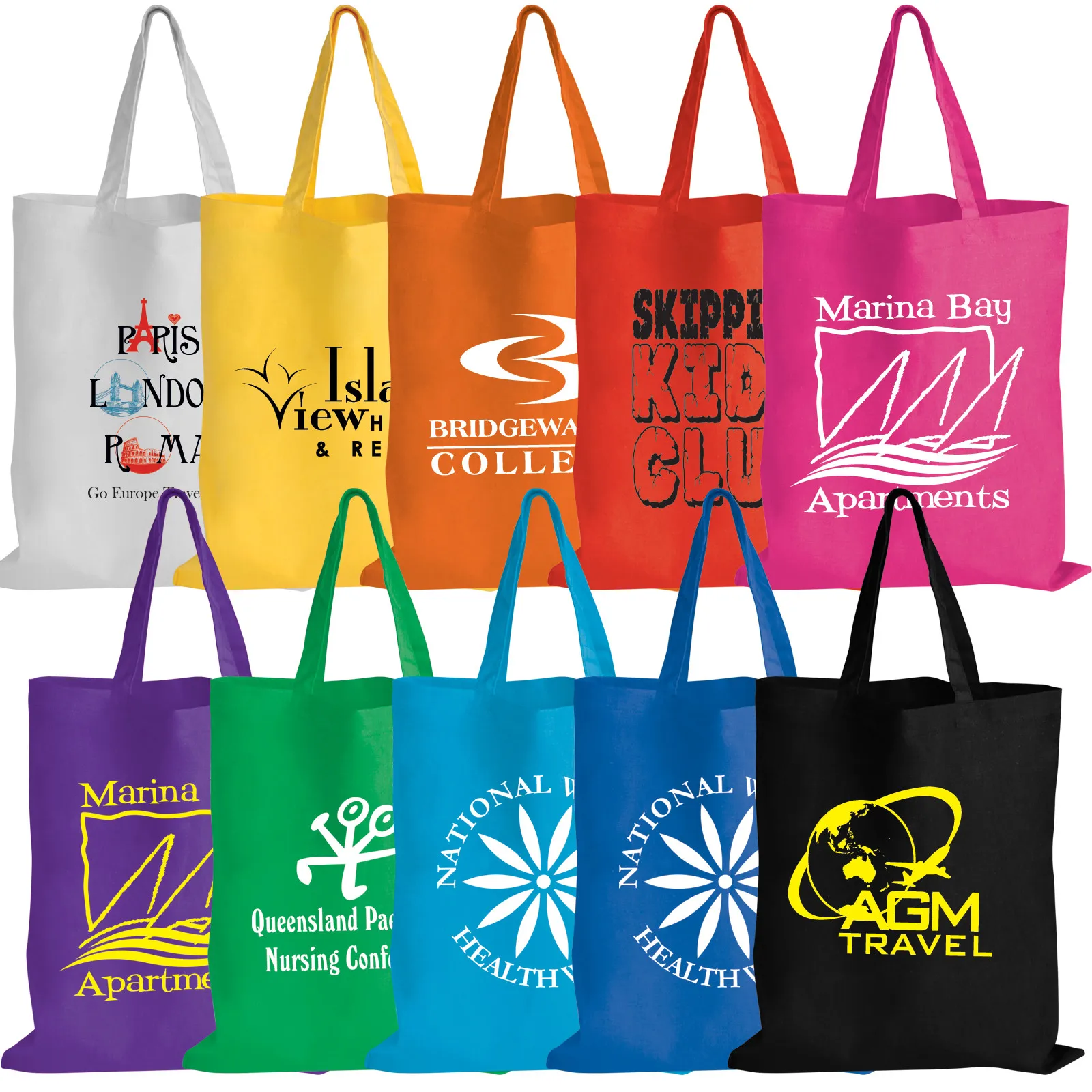

Factory Price High Quality eco friendly white cotton shopping bag, Customized